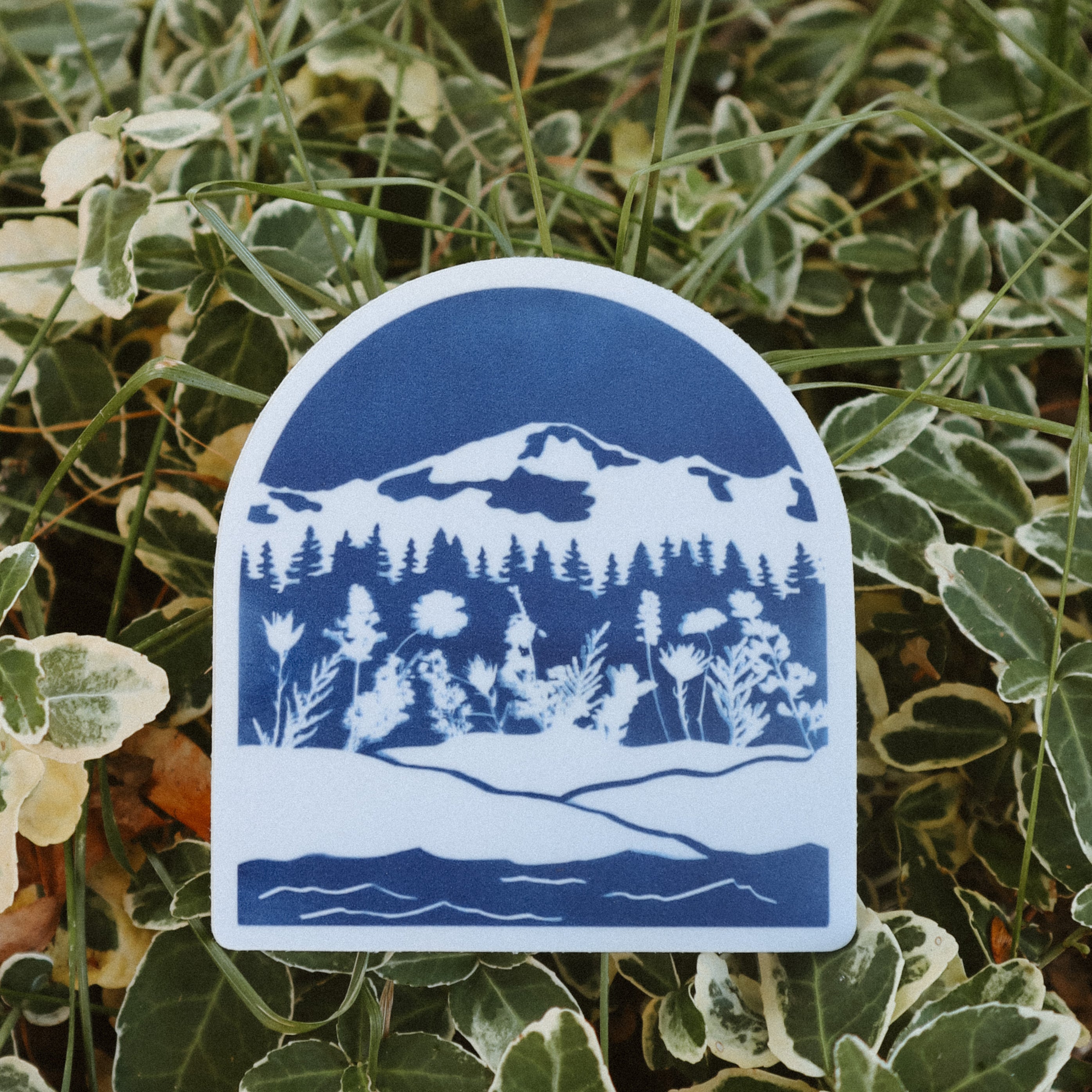 Kulshan Cyanotype Sticker