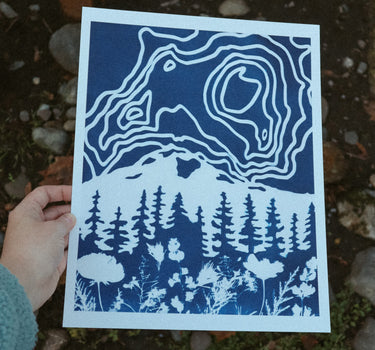 11x14 Mt. Rainier Print