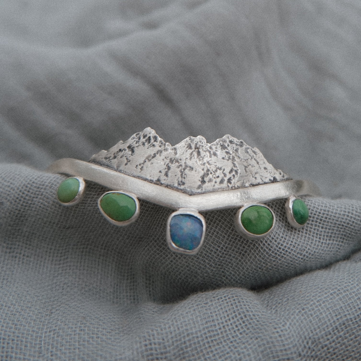 Ridgeline Cuff | multi stone