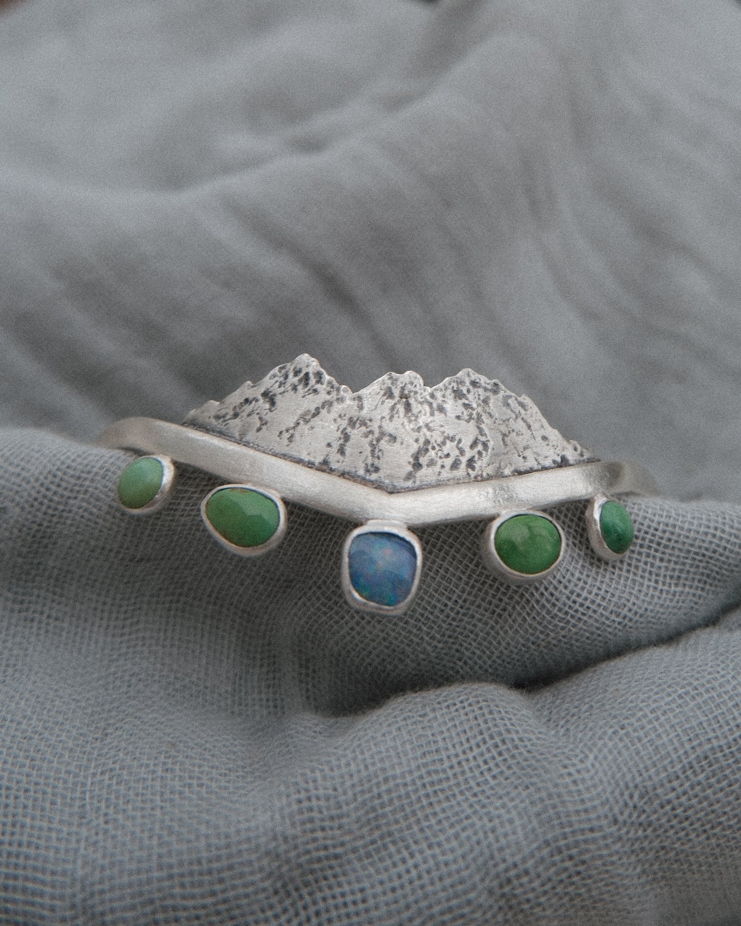 Ridgeline Cuff | multi stone