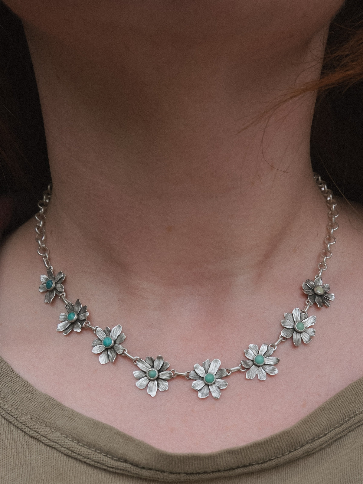 Daisy Chain Necklace | 14" to 17"