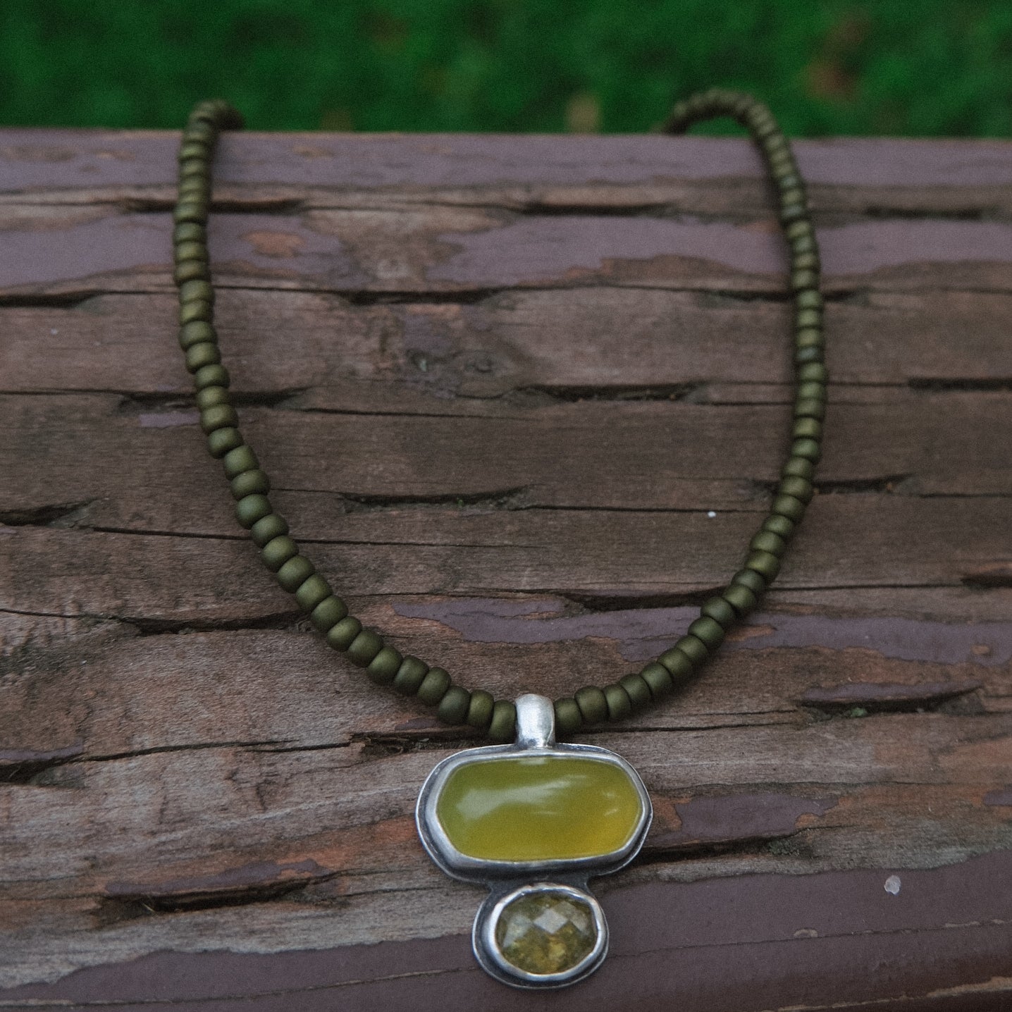 Tide Pool Beaded Necklace | 16"