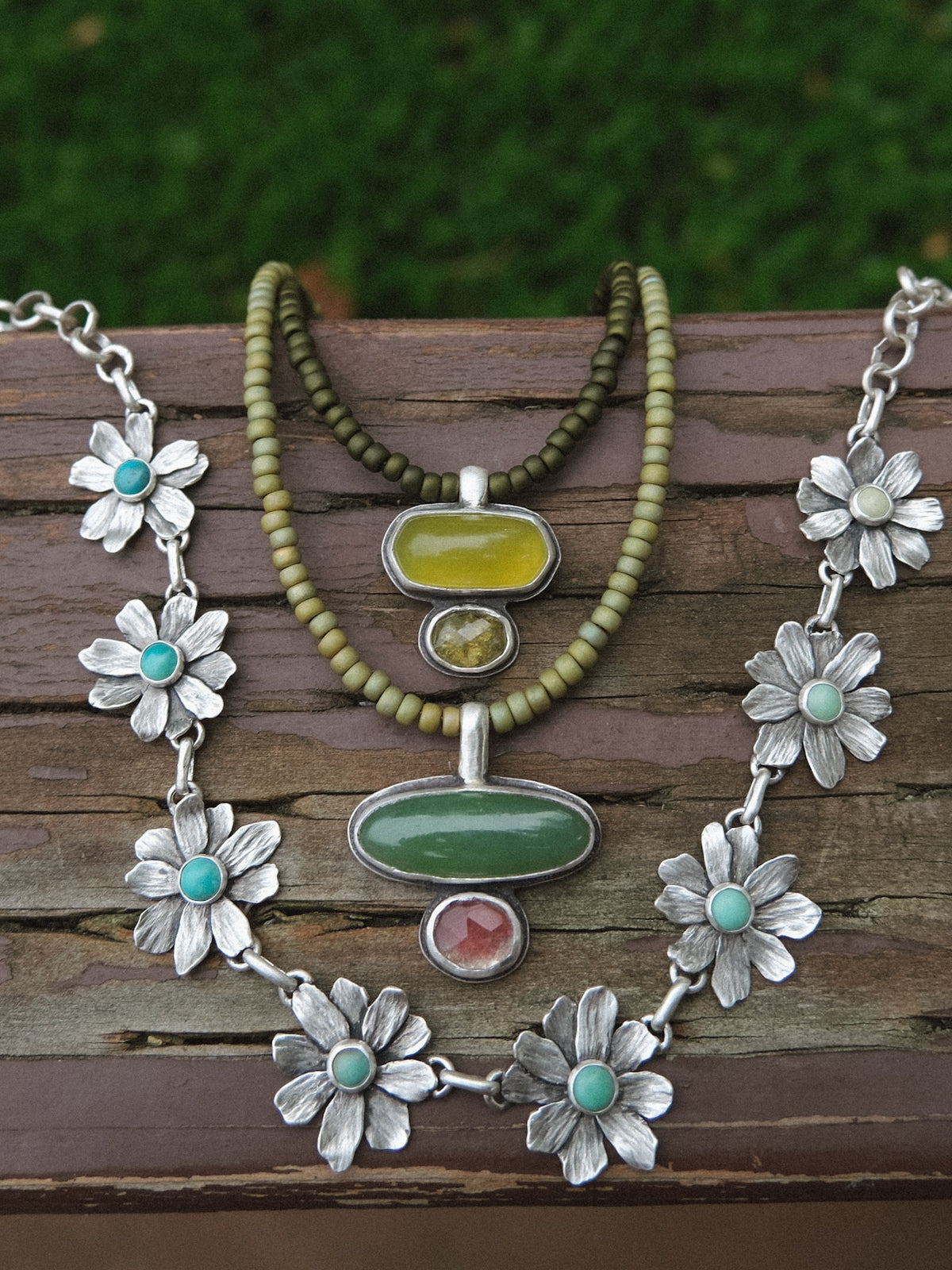 Daisy Chain Necklace | 14" to 17"