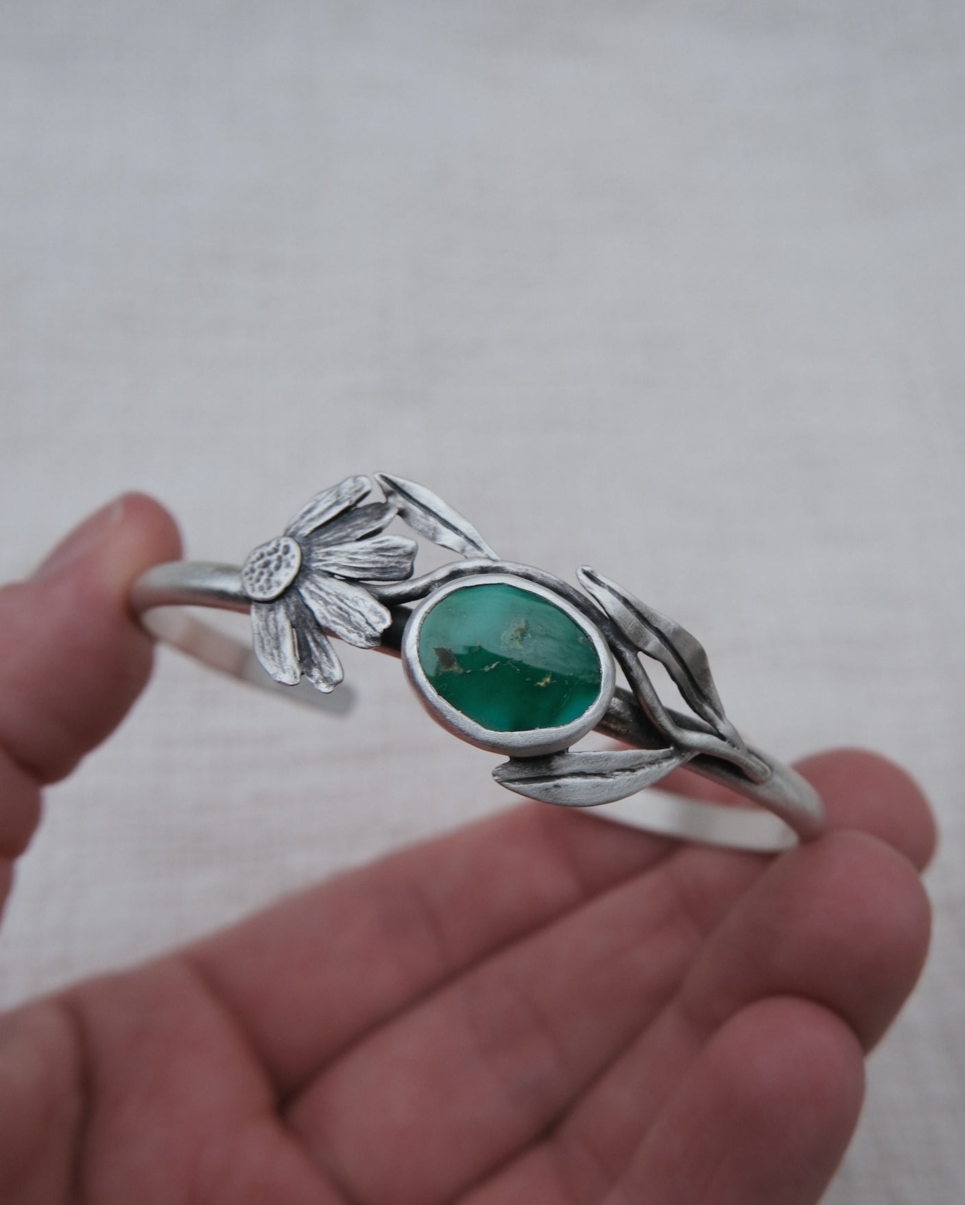 Coneflower Cuff | emerald valley