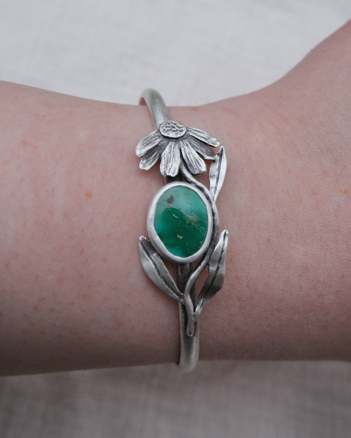 Coneflower Cuff | emerald valley