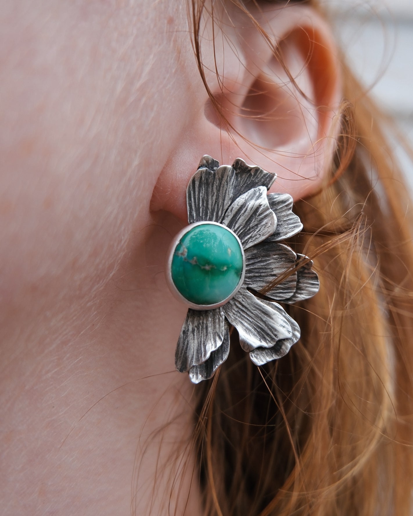 No Rain Earrings | emerald valley (no fringe)