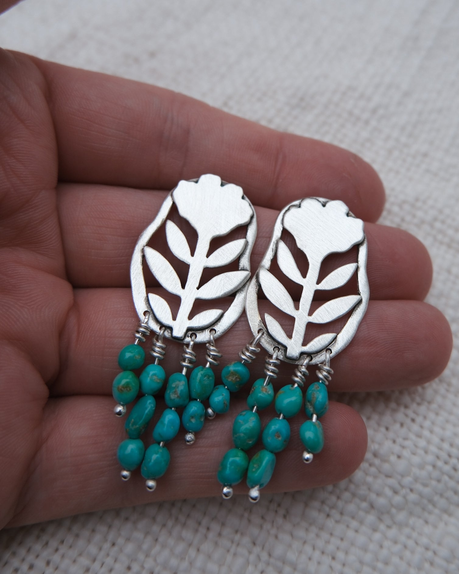 Beaded Floral Posts | sonoran valley