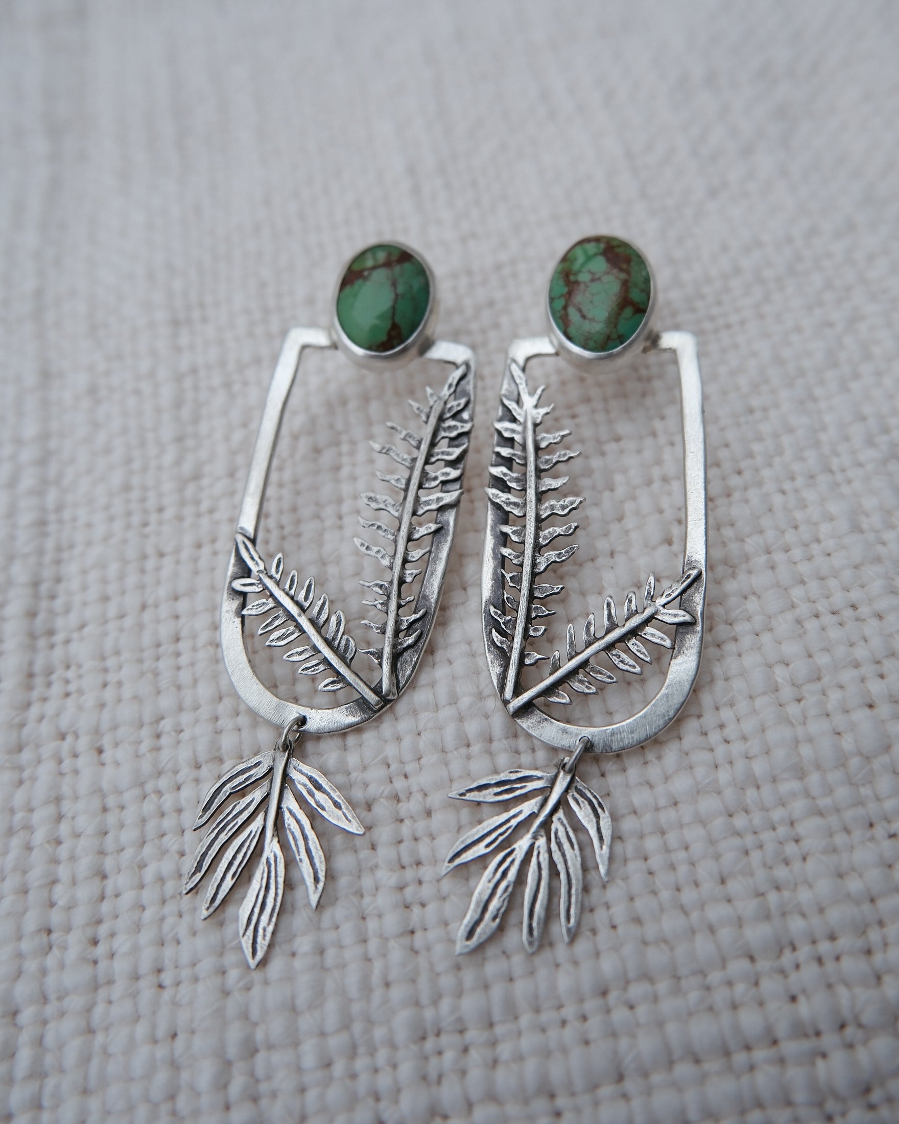 The Sierra Earrings | green egyptian