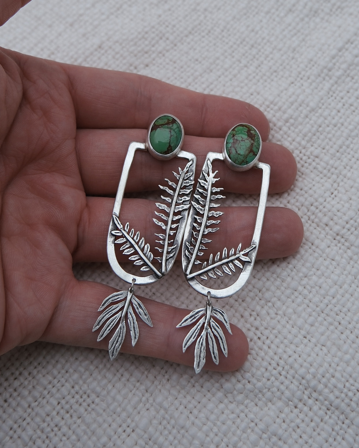 The Sierra Earrings | green egyptian
