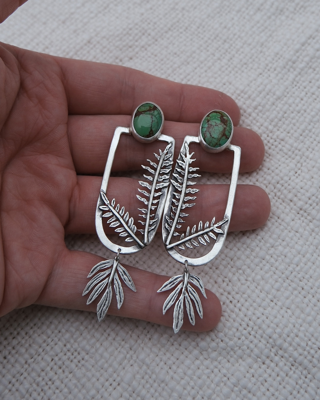 The Sierra Earrings | green egyptian