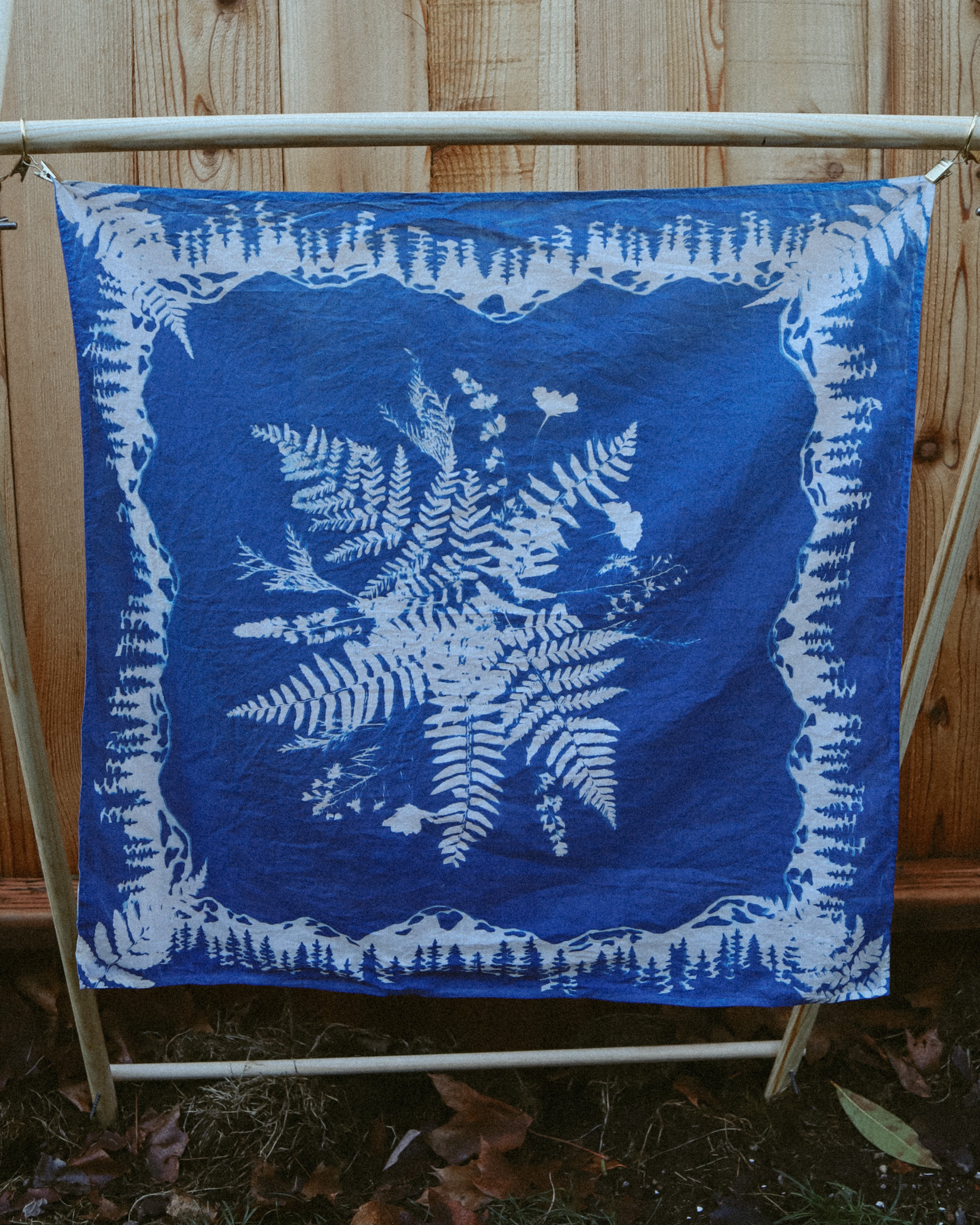 Cyanotype Bandana #4