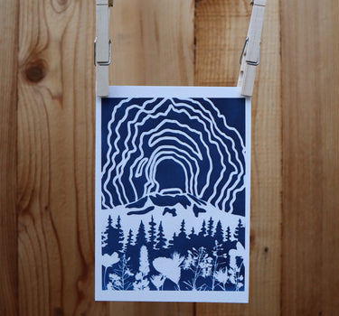 5x7 Mount St Helens Print