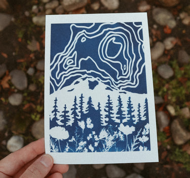 5x7 Mt. Rainier Print