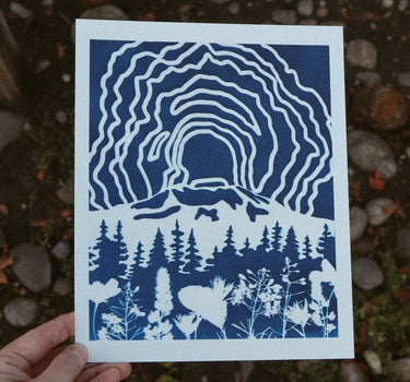 8x10 Mount St Helens Print