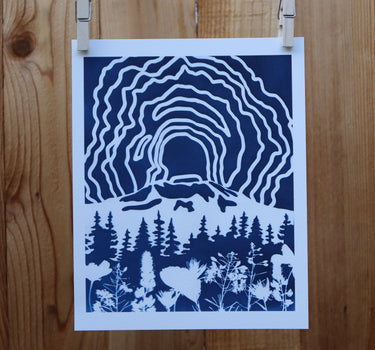 8x10 Mount St Helens Print