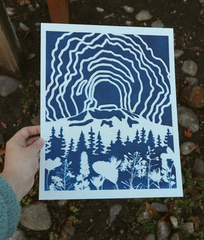 11x14 Mount St Helens Print