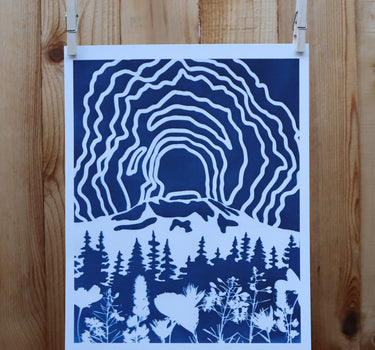 11x14 Mount St Helens Print