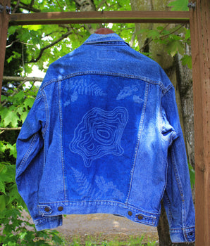 Grand Teton Topo | Vintage Levi Jacket | Size L