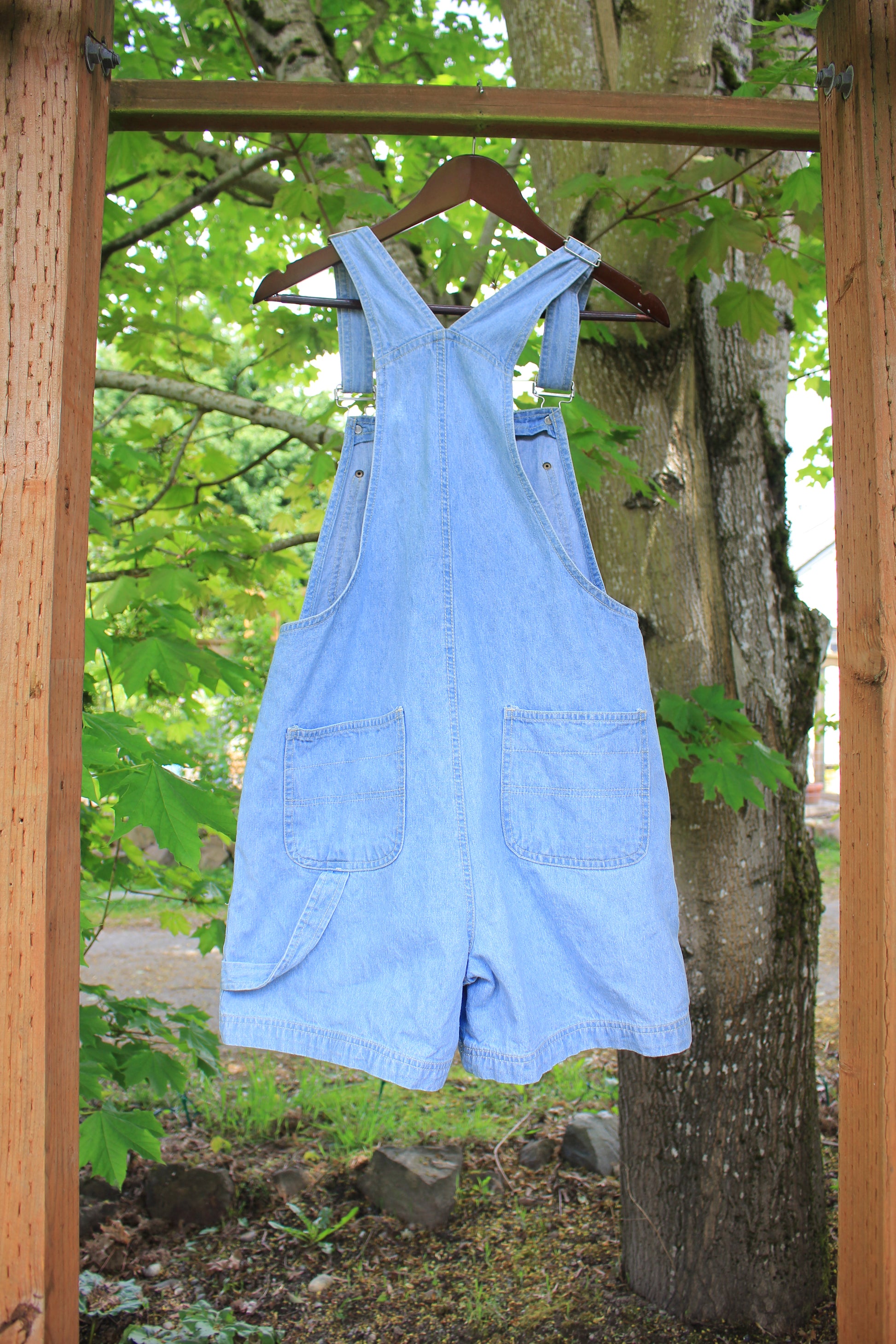 Kulshan/Mt Baker Topo | Vintage Bill Blass Overall Shorts | Size L
