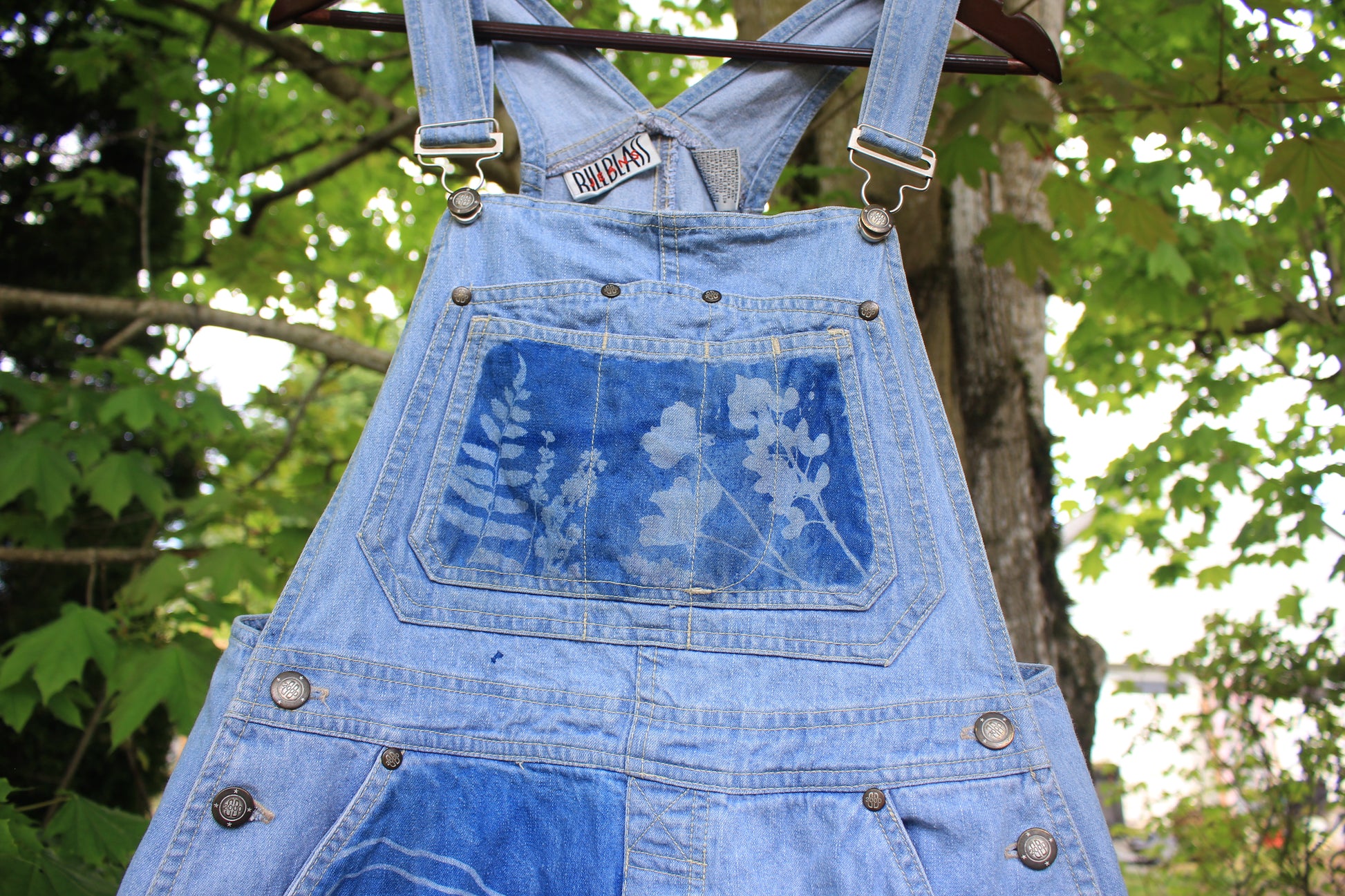 Kulshan/Mt Baker Topo | Vintage Bill Blass Overall Shorts | Size L